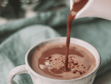 Load image into Gallery viewer, pouring hot original cocoa powder 
